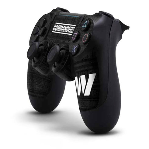 NFL Washington Commanders Black and White PS4 Pro/Slim Controller Skin