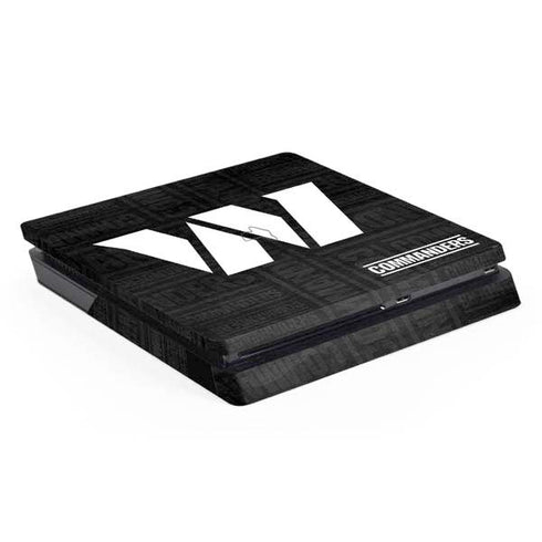 NFL Washington Commanders Black and White PS4 Slim Skin