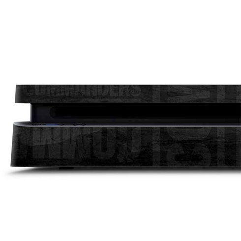 NFL Washington Commanders Black and White PS4 Slim Skin