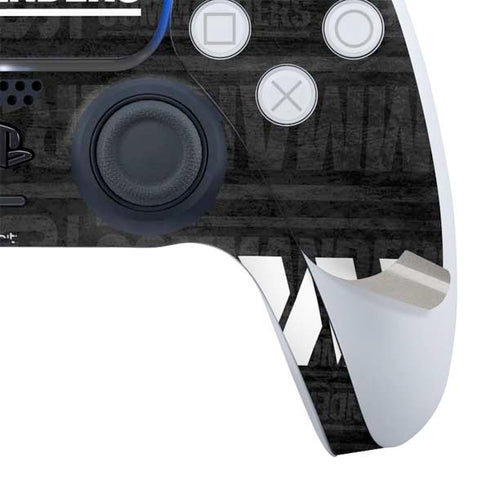 NFL Washington Commanders Black and White PS5 Controller Skin
