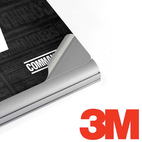 NFL Washington Commanders Black and White Surface Book 2 13.5in Skin