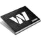 NFL Washington Commanders Black and White Surface Book Skin