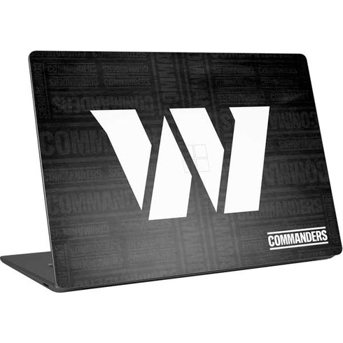 NFL Washington Commanders Black and White Surface Laptop 4 15in Skin