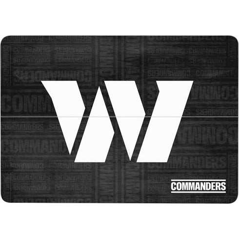 NFL Washington Commanders Black and White Surface Laptop Studio Skin