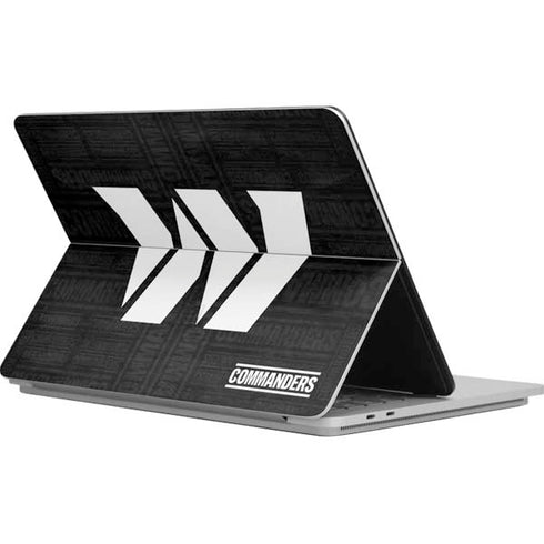 NFL Washington Commanders Black and White Surface Laptop Studio Skin