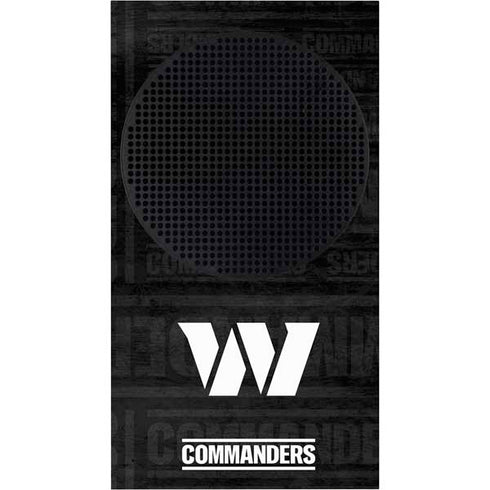 NFL Washington Commanders Black and White Xbox Series S Skins