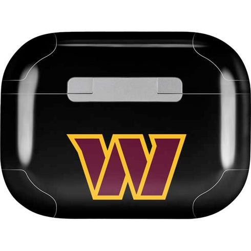 NFL Washington Commanders Black Background AirPods Pro 2nd Gen Skin