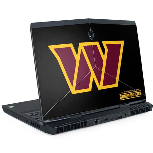 NFL Washington Commanders Black Background Dell Alienware Skin