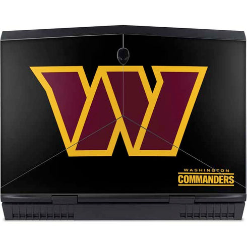 NFL Washington Commanders Black Background Dell Alienware Skin