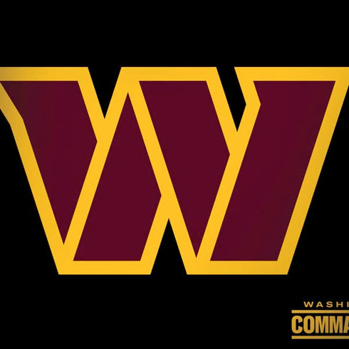 NFL Washington Commanders Black Background Dell Alienware Skin