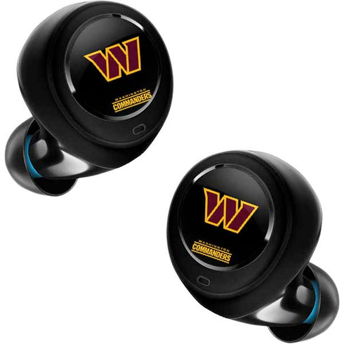 NFL Washington Commanders Black Background Amazon Echo Buds Skin