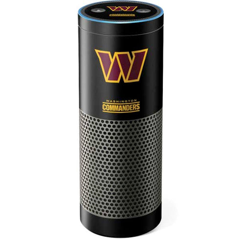 NFL Washington Commanders Black Background Amazon Echo Skin