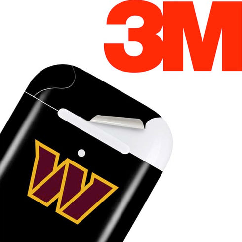 NFL Washington Commanders Black Background Apple AirPods Skin