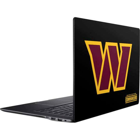 NFL Washington Commanders Black Background Ativ Book 9 (15.6in 2014) Skin