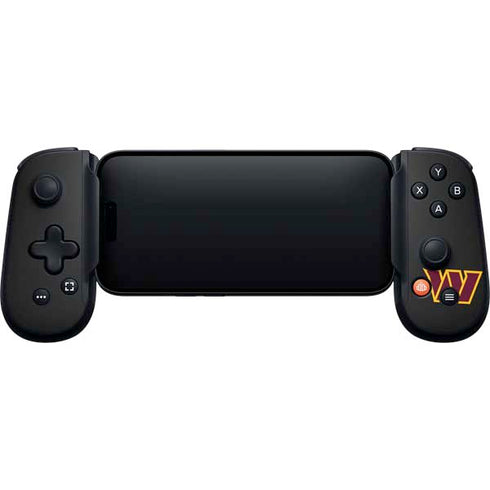 NFL Washington Commanders Black Background Backbone One for iPhone Game Controller Skin