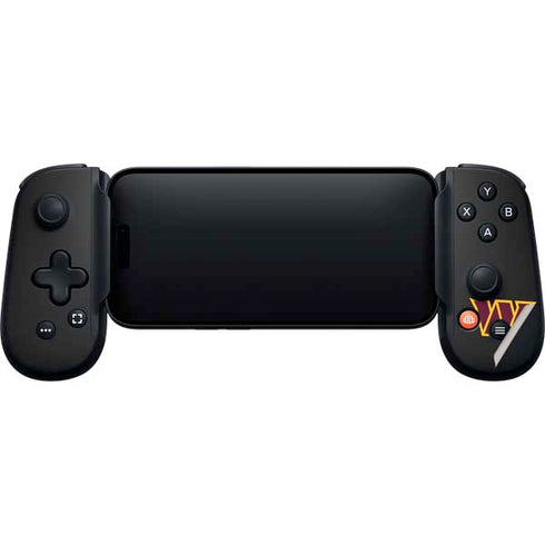 NFL Washington Commanders Black Background Backbone One for iPhone Game Controller Skin