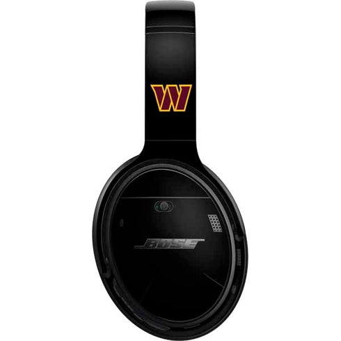 NFL Washington Commanders Black Background Bose QuietComfort 35 II Headphones Skin