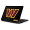 NFL Washington Commanders Black Background Samsung Chromebook Skin