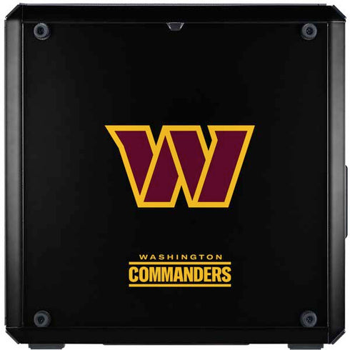 NFL Washington Commanders Black Background Cooler Master MasterBox Q300L Mini Tower Skin