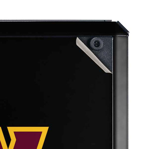 NFL Washington Commanders Black Background Cooler Master MasterBox Q300L Mini Tower Skin