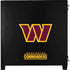 NFL Washington Commanders Black Background Corsair 4000D Tempered Glass Mid-Tower ATX Case Skin