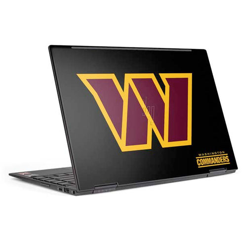 NFL Washington Commanders Black Background HP Envy Skin