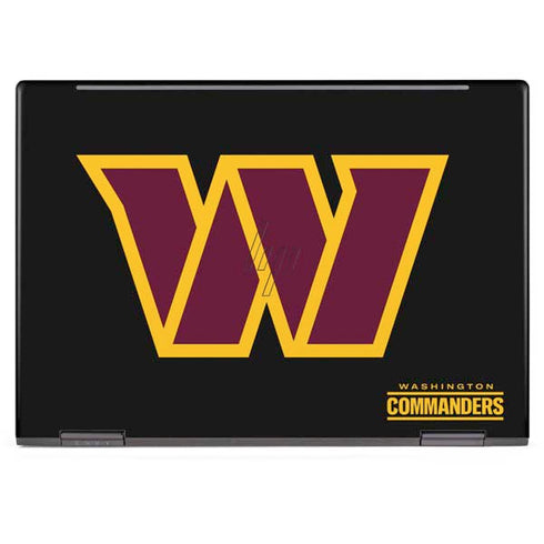 NFL Washington Commanders Black Background HP Envy Skin