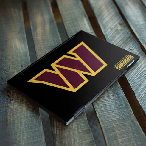 NFL Washington Commanders Black Background HP Envy Skin