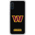 NFL Washington Commanders Black Background Galaxy A10e Clear Case