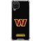 NFL Washington Commanders Black Background Galaxy A12 Clear Case