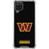 NFL Washington Commanders Black Background Galaxy A12 Clear Case