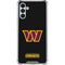 NFL Washington Commanders Black Background Galaxy A13 5G Clear Case