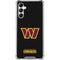 NFL Washington Commanders Black Background Galaxy A14 5G Clear Case