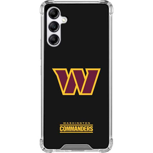 NFL Washington Commanders Black Background Galaxy A15 5G Clear Case
