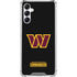NFL Washington Commanders Black Background Galaxy A15 5G Clear Case