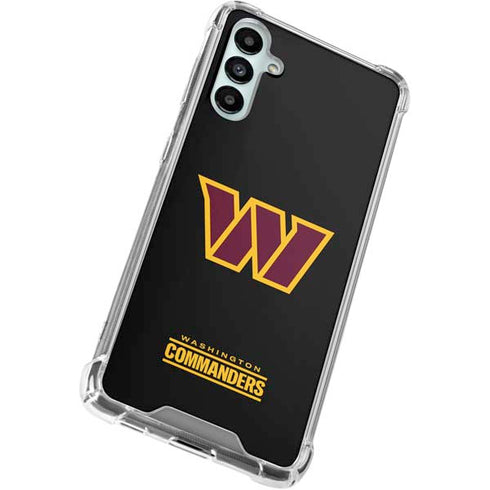 NFL Washington Commanders Black Background Galaxy A15 5G Clear Case