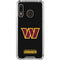 NFL Washington Commanders Black Background Galaxy A30 Clear Case