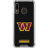 NFL Washington Commanders Black Background Galaxy A30 Clear Case