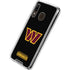 NFL Washington Commanders Black Background Galaxy A30 Clear Case