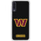 NFL Washington Commanders Black Background Galaxy A50 Clear Case