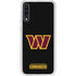 NFL Washington Commanders Black Background Galaxy A50 Clear Case