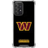 NFL Washington Commanders Black Background Galaxy A52 5G Clear Case
