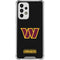 NFL Washington Commanders Black Background Galaxy A53 5G Clear Case