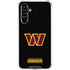 NFL Washington Commanders Black Background Galaxy A54 5G Clear Case