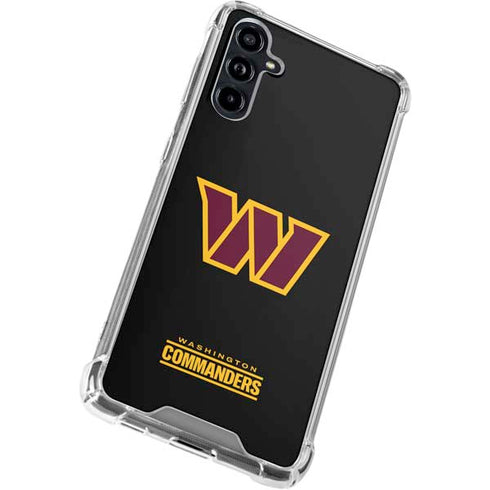 NFL Washington Commanders Black Background Galaxy A54 5G Clear Case