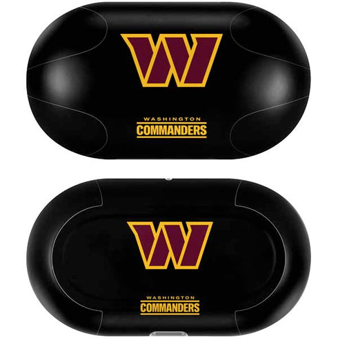 NFL Washington Commanders Black Background Galaxy Buds Plus Skin