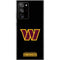 NFL Washington Commanders Black Background Galaxy Note20 Ultra 5G Skin