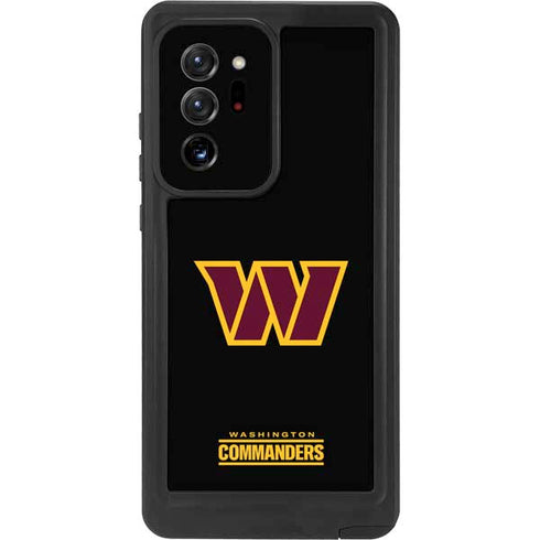 NFL Washington Commanders Black Background Galaxy Note20 Ultra 5G Waterproof Case