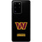 NFL Washington Commanders Black Background Galaxy S20 Ultra 5G Skin