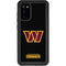 NFL Washington Commanders Black Background Galaxy S20 Waterproof Case